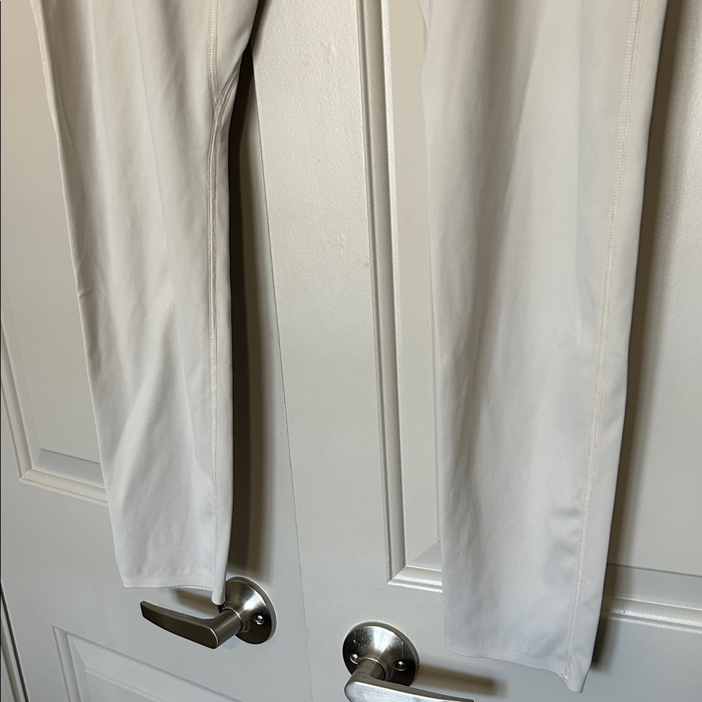 Forever 21 Cream High-Waisted Leggings - Picture 4 of 10